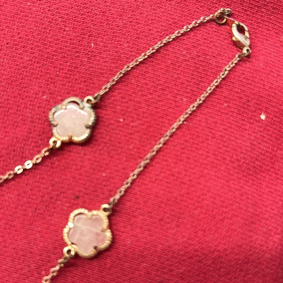 CLOVER NECKLACE Long Style preowned vintage - Picture 3 of 3